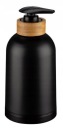 Dávkovač tekutého mydla na mydlo ESPINO, čierny, 350 ml LOFT