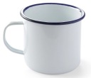 KOVOVÝ SMALTOVANÝ HRNČEK MALÝ 150 ML ESPRESSO