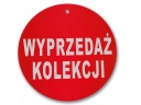 okrúhly štítok FI 24CM VÝPREDAJ KOLEKCIE