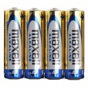 Alkalické batérie AA (R6) MAXELL, 4 ks.