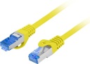 RJ45 LAN Ethernet kábel kat.6A SFTP LSZH 3m žltý