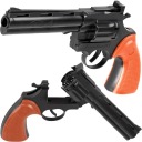 ČIAPKY PISTOLOVÝ REVOLVER PRE OBLEČENIE KOVBOYA ŠERIFA 1 kus