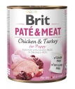 BRIT Pate Meat Puppy šteniatko 800g