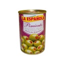 La Espanola Zelené olivy plnené paprikou 300g