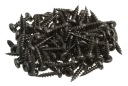 SKRUTKY TEPOVANÉ DREVO ČIERNA 4 x 16 mm 100 ks