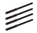 4x Držiak police, neviditeľné rameno 10X145