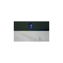 LED dióda 5mm ultrafialová 100 stupňov 90mcd - FLY-5042BVC