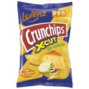 CRUNCHIPS Vlnité chrumky X-CUT Syr Cibuľa Syr a cibuľa 140g LORENZ