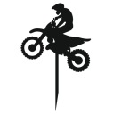 Motorový motokrosový enduro športový topper 9cm PLEXI
