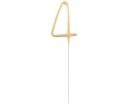 Prskavky číslo 4 - zlaté, 17 cm