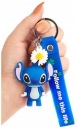 Medvedík kľúčenka na kľúče od tašky Stitch sedmokráska medvedík modrý Medvedík Kabelky