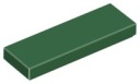 LEGO TILE 63864 TILE 1x3 zelená tmavá NOVINKA (1g)