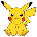 NÁLEPKA NA ZRKADLO NA OKNO POKEMON PIKACHU