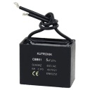MOTOROVÝ KONDENZÁTOR 0,5UF/450VAC Z KÁBLOV CBB61