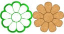 VEĽKONOČNÁ formička Vykrajovač na perníčky EASTER Flower Flower 8cm