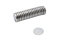 Neodymový magnet valcový MW 16x2 [mm] N38 10 ks.
