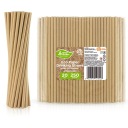 Papierové slamky na pitie Brown Raw EKO 20 cm XXL Balenie 250 ks.