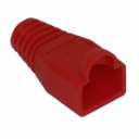 Gumový kryt zástrčky RJ45 ČERVENÝ - 5 kusov