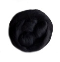 Česaná vlna, česaná plsť 100g, ČIERNA