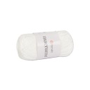 90g YarnArt Macrame polyesterová makramé šnúrka, biela 154