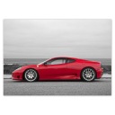 Samolepky A5 LEVEL Červené Ferrari na pláži