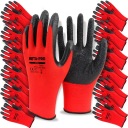 META-PRO PRACOVNÉ RUKAVICE REDBLACK GRIP PRO 12PAR veľkosť 8