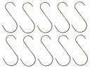 Údiarenské háky S veľké 15 cm ⌀3 10 ks