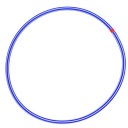HULA HOP GYMNASTICKE KOLESO MALÉ 60 CM