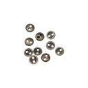 10ks mini kovové gombíky 4mm starožitný bronz