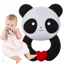 Upokojujúce hryzátko Akuku na hryzenie, SILIKÓNOVÉ Panda Sensory