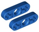 LEGO Flat Beam 1x3 Modrá (6632/6344176) x2