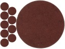 10x kotúč na brúsny papier na suchý zips 125 mm P100