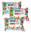 Kindii fun VLHČENÝ VLHČENÝ TOALETNÝ PAPIER s vôňou 180 obrúskov