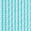 Slamky na pitie Drinks Mint Dots Birthday Party 10ks