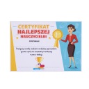CERTIFIKÁT NAJLEPŠIEHO UČITEĽA - MEDAILA - DARČEK OD ŠTUDENTA - LearnHow