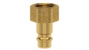 Zástrčka DN 7,2 GW M 18x1,5 Mosadz