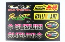 SADA NÁLEPOV NÁLEPKY NA MOTORKU SUZUKI