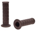 Retro štýlové gumené radidlá na volante hnedé 22 / 24,5 - 121 mm
