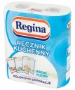 Kuchynská papierová utierka REGINA, certifikovaná celulóza, 2 rolky
