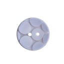 Gombík ŠEDÉ BODKY 23mm NAJLACNEJŠIE 5 kusov 616