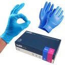 EASYCARE ZARYS BEZPOWDER NITRILE rukavice, veľkosť S, modré, 100 ks MODRÁ