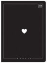 Zápisník A5/60 Mriežka 70g UV Hearts Heart Interprint