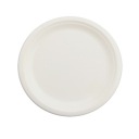 Okrúhle taniere z cukrovej trstiny Eco 23cm 50 ks