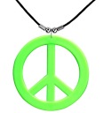 NÁHRDELNÍK S PRÍVESKOM PACIFIC, GREEN HIPPY, 70. roky 20. storočia
