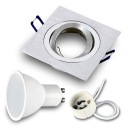 Halogénové svietidlo CAST ALU + LED GU10 7W 3000K