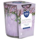Vonná sviečka v skle BIBISPOL Aura 22H FLOWER HARMONY