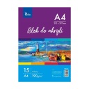 Podložka pod akrylové a olejové farby A4 190 g/m2 15 listov