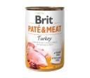 BRIT Pate&Meat Turkey Mokré krmivo pre psov s morčacím mäsom 400g BEZ OBILÍN