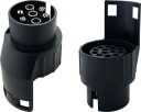 12V REDUKČNÝ ADAPTÉR ZÁSUVKY HÁČKOVÝ ADAPTÉR 7/13PIN