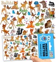 UMÝVAJÚCE DOČASNÉ TETOVANIE PRE DETI DETSKÉ BAMBI ORIGINÁLNE DIZAJNY